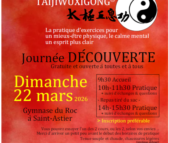 Journée découverte à venir …