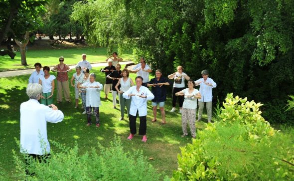pratiquer le taijiwuxigong en plein air: un pari réussi pour BuQi Haute-Loire!