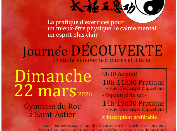Journée découverte à venir …